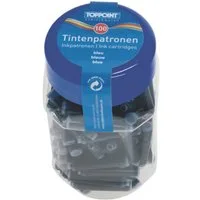 Stylex Schreibwaren 200 (2x 100) Füllerpatronen Patronen für Füller blau Tintenpatrone