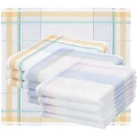 Betz Taschentuch 12 Stück Damen Stoff Taschentücher Paloma 4 Größe 28x28 cm, (Set, 12-St. 12 Taschentücher 28x28 cm), 100% Baumwolle