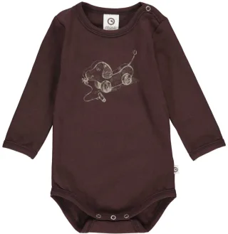 Müsli Body mit Print Dachshund