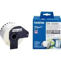 Endlos-Etikett (Papier) DK-44205, Schriftband weiß