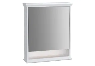 VitrA Valarte LED-Spiegelschrank 63 cm 1 Tür Türanschlag rechts Weiß Matt,62228 62228