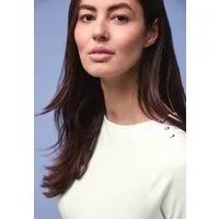 STREET ONE T-Shirt aus Jersey in Unifarbe