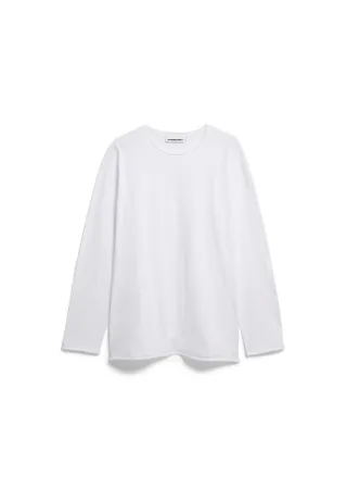 Armedangels - JAAMES LONGSLEEVE BRUSHED white - Gr. - L