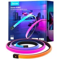 Govee LED Lichtleiste Govee RGBIC LED Neon Rope Light for Desks - 3M