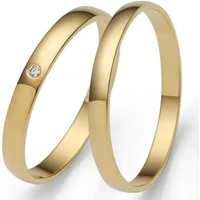 Firetti Trauring Schmuck Geschenk Gold Hochzeit Ehering Trauring "LIEBE", Made in Germany, wahlweise mit oder ohne Brillant