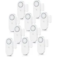 BEARWARE Fensteralarm / Türalarm, 120 dB lauter Signalton, Alarmsensor Fensteröffnungsmelder (für Tür & Fenster, Einbruchschutz, mit Batterien, Alarmanlage)