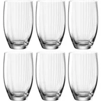 LEONARDO Longdrinkglas POESIA, 6-tlg., Kristallglas, 460 ml, 6-teilig