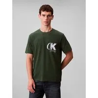 Calvin Klein T-Shirt SS 20S EU CK OVERLAP GRAPHIC TEE Mit Rundhalsausschnitt, regular fit