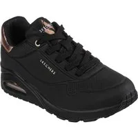 Skechers UNO GOLDEN AIR Sneaker Freizeitschuh, Halbschuh, Schnürschuh mit Metallic-Einsatz