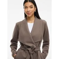 Vila Kurzmantel VICOOLEY COLLAR BELT COAT - NOOS