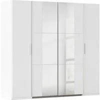 rauch Schwebetürenschrank Kleiderschrank Drehtürenschrank Schrank Garderobe KRONACH (in 3 Ausstattungen BASIC/CLASSIC/PREMIUM, Breiten 225/268/311/354 cm) Kombischrank optional mit 1 oder 2 Spiegel viele Böden MADE IN GERMANY