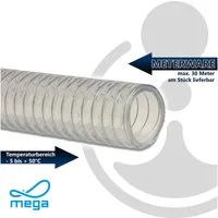 Mega Group Schlauch Saug- und Druckschlauch transparent für Pumpen, Zisternen, Brunnen