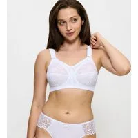 Triumph Bügelloser BH Doreen X mit Spitzendetails, breitere verstellbare Träger