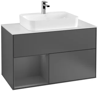 Villeroy & Boch Waschtischunterschrank Finion F36 1000x603x501mm WT mittig, F361GKGK F361GKGK