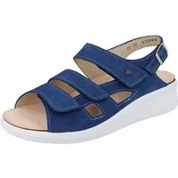 Finn Comfort FINN COMFORT FINNCO Pinto Damen Sandale blau Nubukleder - Größe: 37 Sandale
