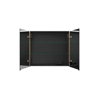 Burgbad Spiegelschrank Eqio 800x900x170 Frassino Dekor Cappuccino, SPGS090F3437 SPGS090F3437