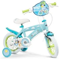 Toimsa Bikes Kinderfahrrad 12 Zoll Kinder Mädchen Jungen Fahrrad Kinderfahrrad Rad Bike Bluey, 1 Gang, Stützräder