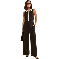 Love & Roses Jumpsuit Love & Roses ärmelloser Ponte-Jumpsuit (1-tlg)