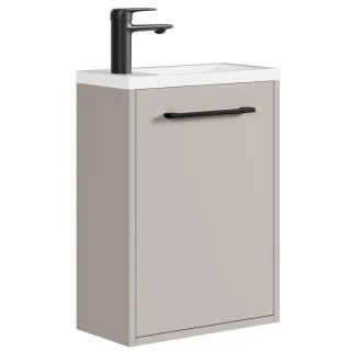 Badplaats Gäste-Wc-Möbelset, Kaschmir, Holz, Rechteckig, 40x50x22 cm, Badezimmer, Badezimmerschränke, Waschtischkombinationen