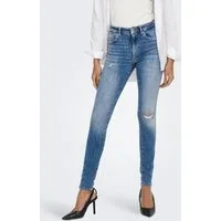 ONLY Skinny-fit-Jeans ONLPOWER LIFE MID PUSH Baumwollmischung, skinny fit, regular waist