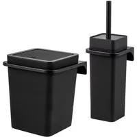 bremermann Badaccessoire-Set 2tlg. Bad-Set SAVONA Softtouch inkl. Wandhalterung, 2 tlg.