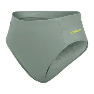 Speedo - Bikinihöschen für Damen, Hochleistungsmaterial, Hohes Bein (Grün)