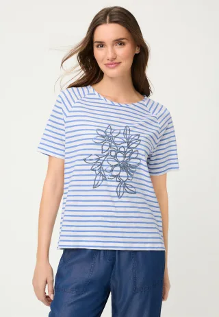 Olsen - T-Shirt Short Sleeves bay blue - Gr. - 44