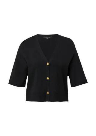 comma - Strickjacke schwarz - Gr. - 36