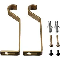 Liedeco Träger, Gardinenstangen, (Set, 2-St), für Gardinenstangen Ø 20 mm