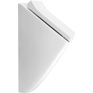Duravit Viu Urinaldeckel 0026090000 mit Absenkautomatik, Scharniere chrom, weiß