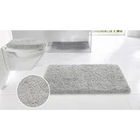 OTTO home Badematte Sanremo Premium, Badvorleger, Badezimmer Teppich, sehr weich, Höhe 35 mm, rutschhemmend beschichtet, schnell trocknend, fußbodenheizungsgeeignet, Polyester, rechteckig, Badteppich, unifarben, rechteckig & als 3-tlg. Set erhältlich