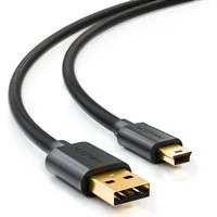 deleyCON deleyCON 1,5m Mini USB 2.0 Datenkabel - USB A-Stecker zu Mini USB-Kabel