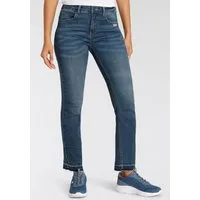 KangaROOS 7/8-Jeans gerade Passform, modische Abriebeffekte, normale Leibhöhe