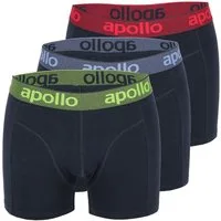 Apollo Boxer MEN BOXERSHORTS (Spar-Pack, 3er Pack) mit hohem Baumwollanteil, elastisch und gut an den Körper