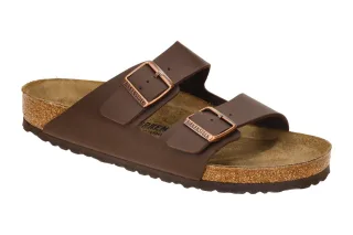Birkenstock Herren Pantolette Arizona 51701 BS - Dunkelbraun bequeme Syntheti...
