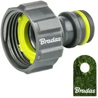 Bradas Schlauchverbinder Hahnanschluss IG 3/4' LIME LINE Hahnstück Innengewinde BRADAS