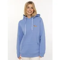 Zwillingsherz Hoodie "Kleiner Dackel" "Dackel"-Stickerei, bedruckter Kordelzug, Kängurutasche