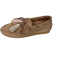 Tamaris Bootsschuh Slipper, Schlupfschuh, mit farbigen Quasten