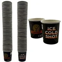 Jägermeister Einwegbecher Jägermeister Pappbecher 2 cl geeicht – Shotbecher 40 Stück – Ei