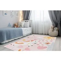 Obsession Kinderteppich Magic Kids ML 101, rechteckig, Höhe: 8 mm, niedliches Pferde Motiv, waschbar, Kinderzimmer