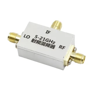 QM-MIX0521S RF Up/Down Converter Mixer Module 5-21GHz RF/LO DC-5000MHz IF 8-12dB Loss 29dB Isolation +15dBm LO SMA-K CNC