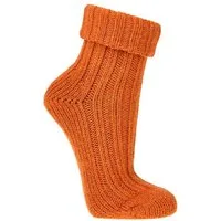 Wowerat Umschlagsocken 2 Paar Alpakasocken, Homesocks, schöne Farben, Wollsocken für Damen