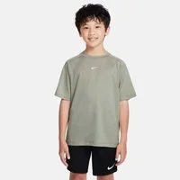 Nike Kapuzensweatshirt B NK DF MULTI SS TOP LBR HTHR für Jugendliche, mit Raglanärmeln, aus Polyester