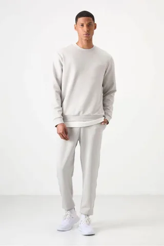 Herren Langarm-Pullover und Hose Set