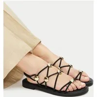 Badura Badura Damen Sandals Schwarz AZALEA-SLT2357-6 Sandale