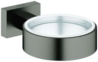 GROHE Halter Essentials Cube 40508_1 hard graphite gebürstet, 40508AL1 40508AL1