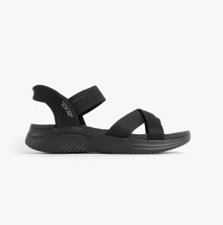 Skechers Ultra Flex 3.0 - Never Better Damen Sandalen Schwarz