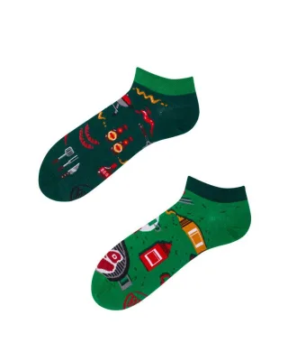 many mornings - Socken - BBQ Time grün - Gr. - 39-42