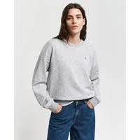 Gant Sweatshirt SHIELD C-NECK SWEAT Grafische GANT-Stickerei auf der Brust