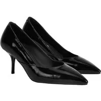Desa Damen-Slipper – Obermaterial Leder, Lederfutter, Stilettoabsatz, ohne Pumps